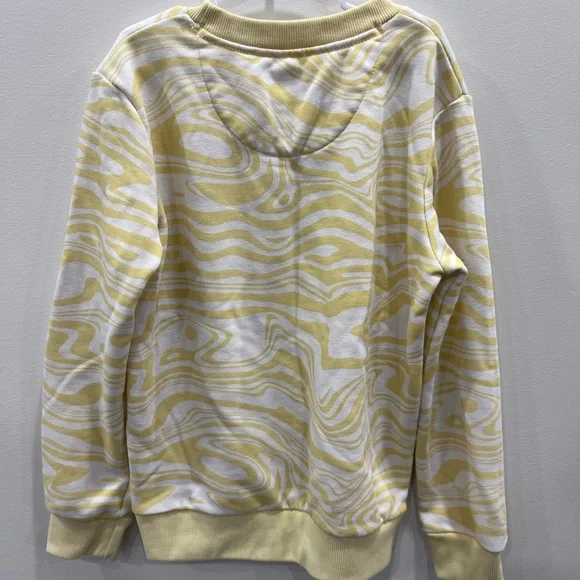 Nike Cream and Yellow marble Swirl Sweatshirt - Picture 2 of 5